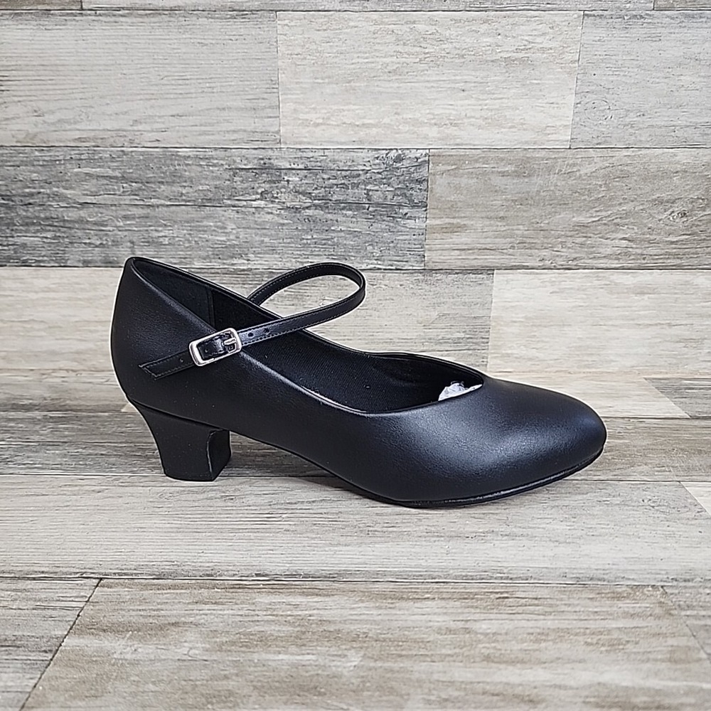 Bloch Diva Dance Shoes Womens Sz 10 Black Leather Mary Jane Strap NWOB
